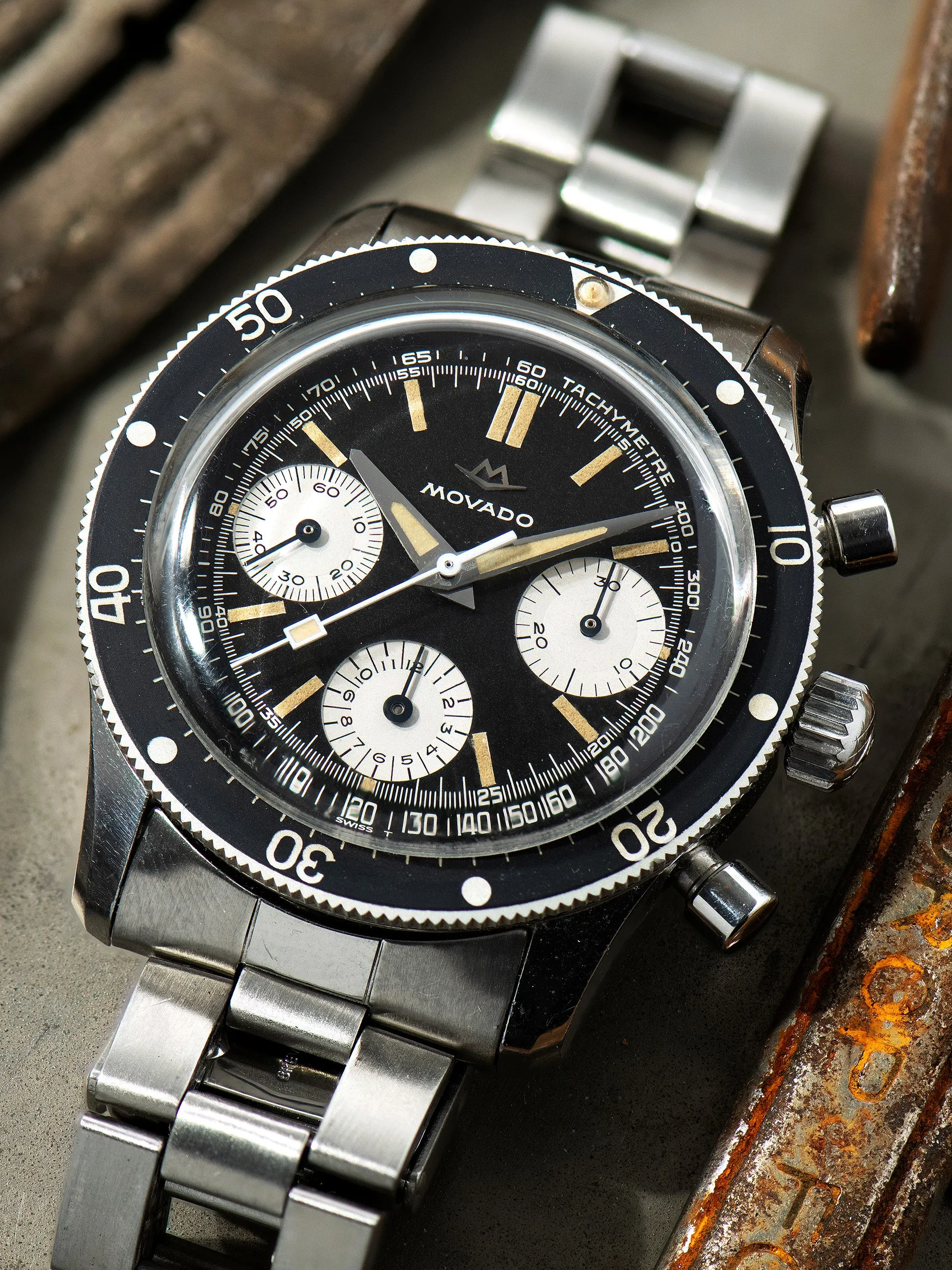 1960s Movado Super Sub Sea Chronograph (Ref. 206-704-501)