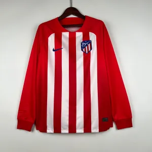 23/24 Long Sleeve Atletico Madrid Home S-XXL