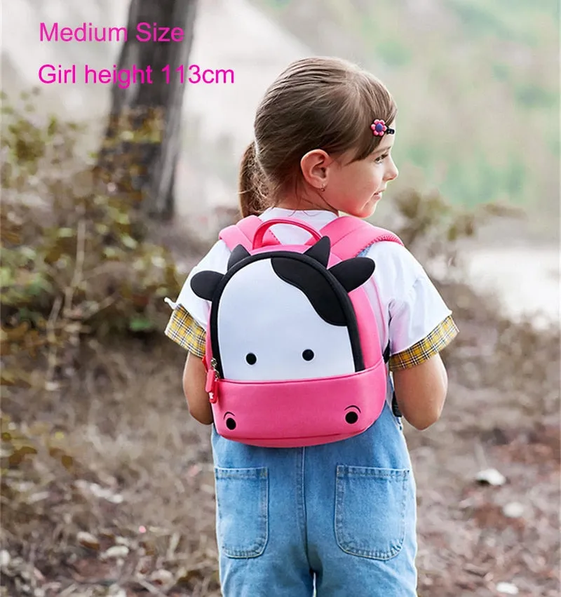 3D Mini Unicorn Cartoon Travel Pre School Bag for Kids 2-8 Years