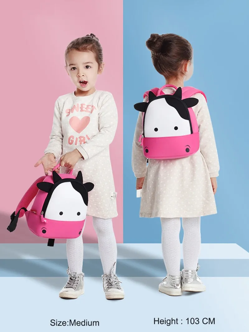 3D Mini Unicorn Cartoon Travel Pre School Bag for Kids 2-8 Years