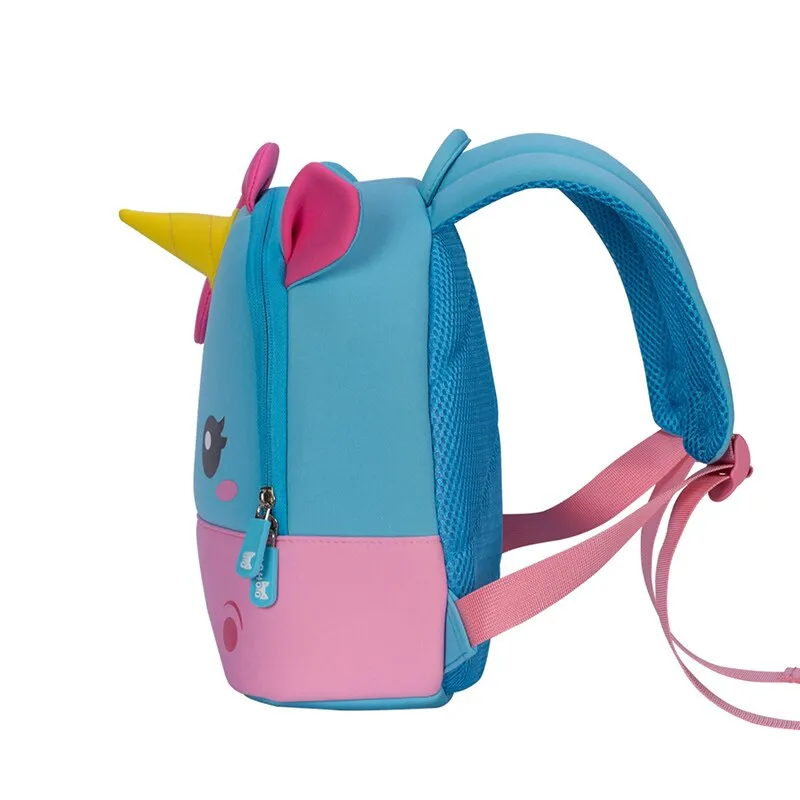 3D Mini Unicorn Cartoon Travel Pre School Bag for Kids 2-8 Years