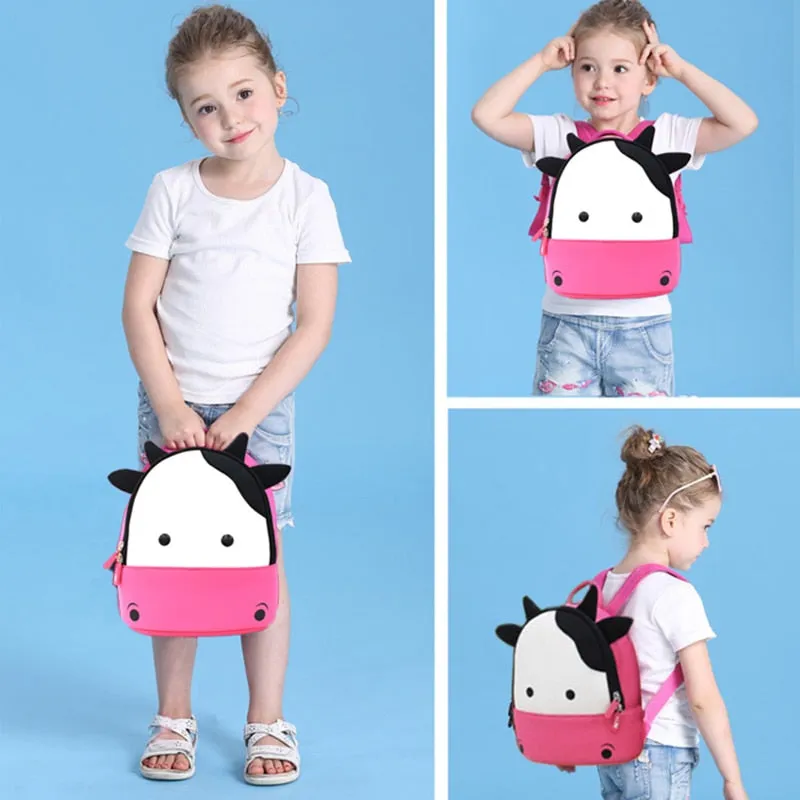 3D Mini Unicorn Cartoon Travel Pre School Bag for Kids 2-8 Years