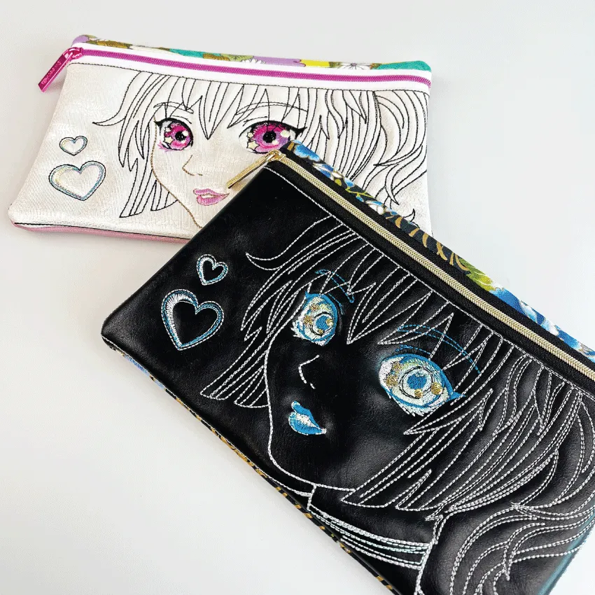 Anime Inspired Cosmetic Bag