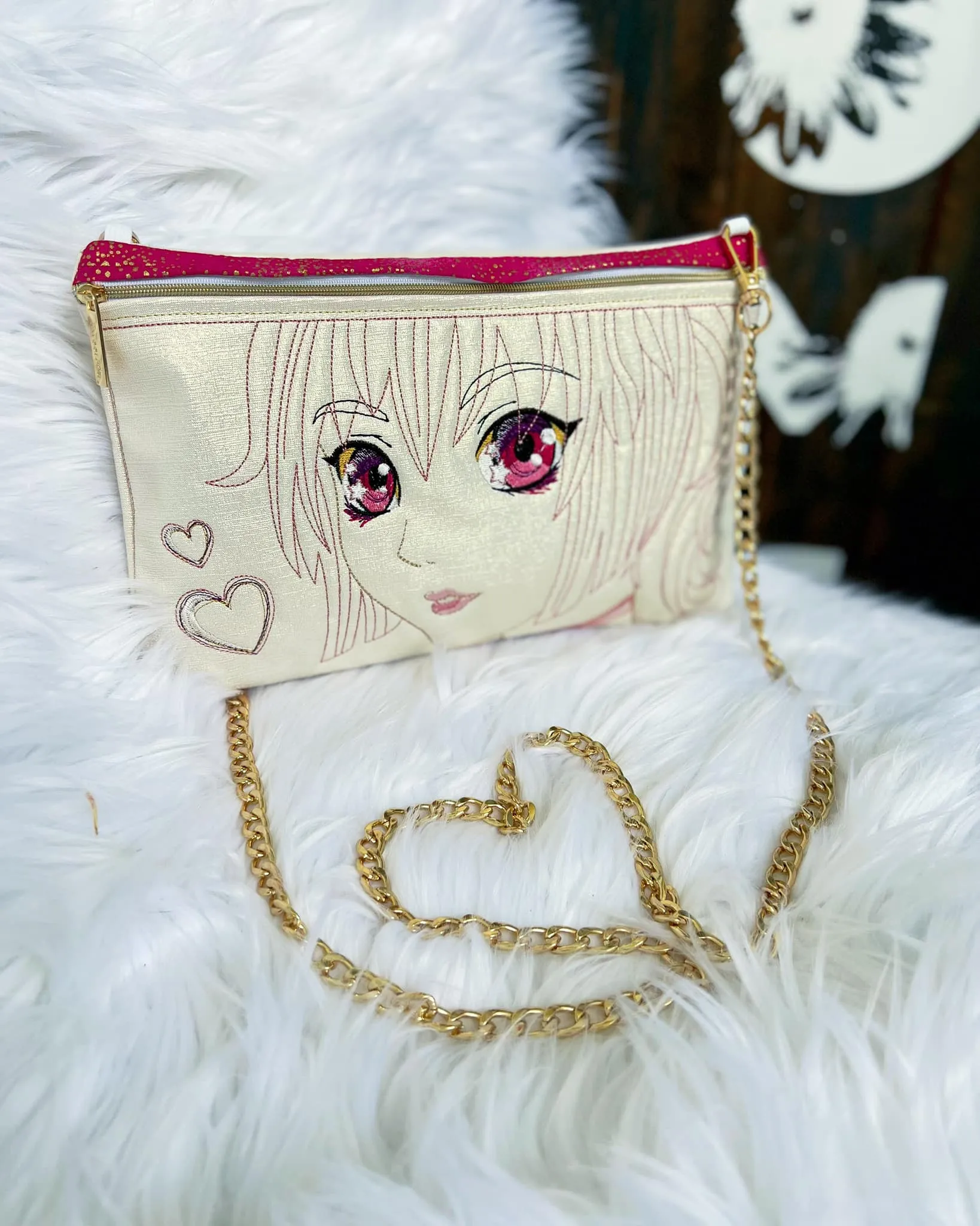 Anime Inspired Cosmetic Bag