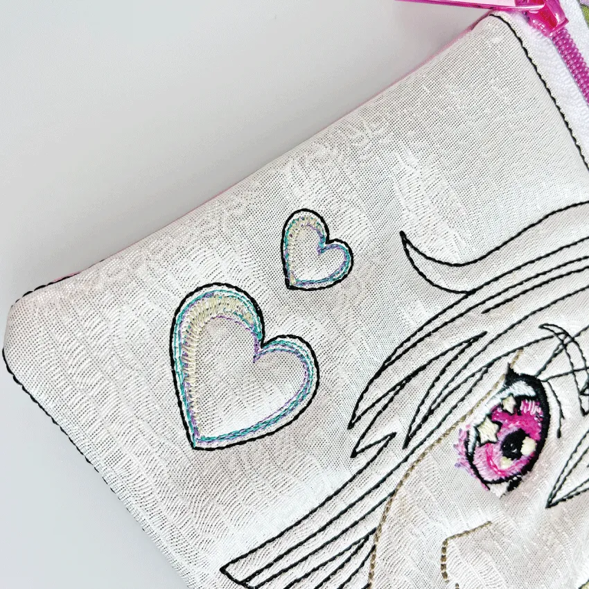 Anime Inspired Cosmetic Bag