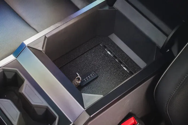 Anti-Theft Center Console Safe Lockbox for Cybertruck