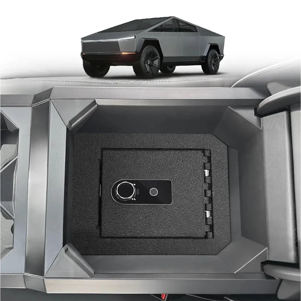 Anti-Theft Center Console Safe Lockbox for Cybertruck