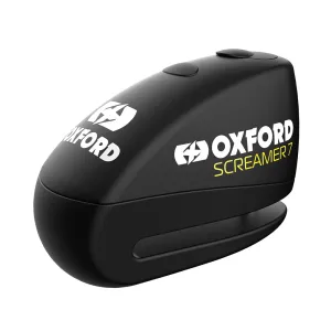 Aprilia Dorsoduro Oxford LK289 Screamer 7 Disc Lock Alarm Motorcycle Motorbike Security Black