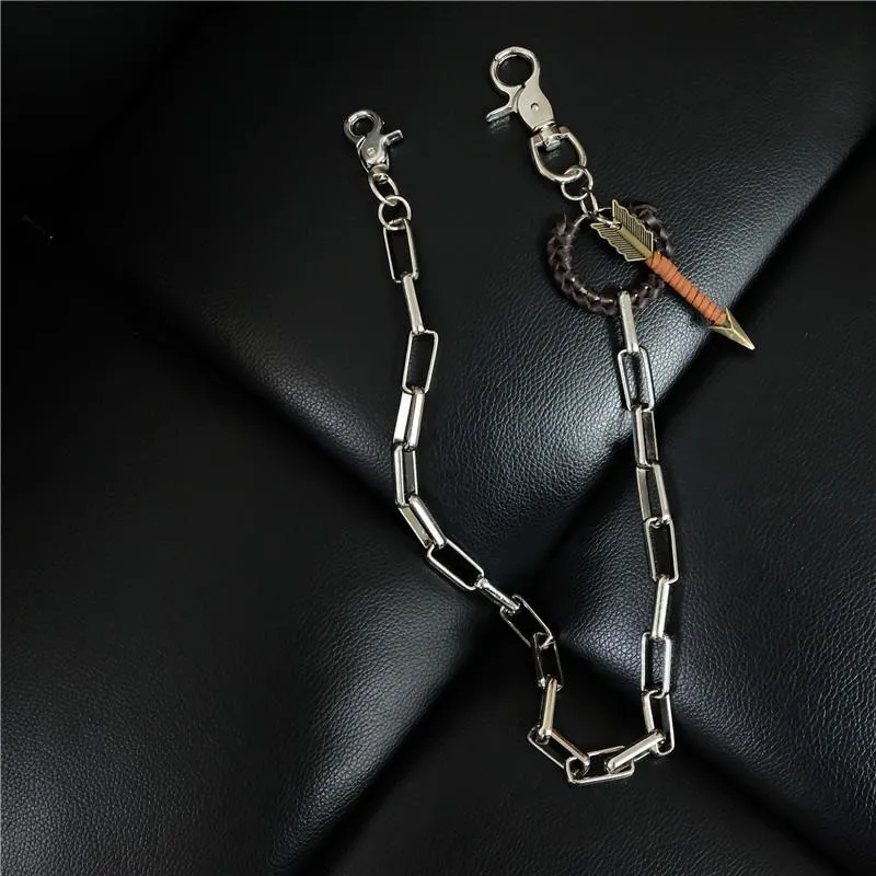 Badass Mens Arrow Stainless Key Chain Pants Chain Wallet Chain For Men