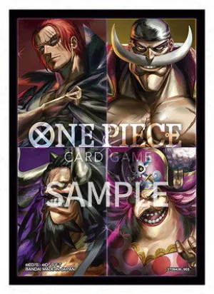 BANDAI ONE PIECE CARD GAME OFFICIAL CARD SLEEVES LIMITED EDITION - FOUR EMPERORS