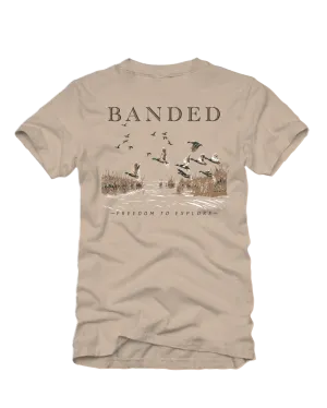 Banded Flying Mallards Short Sleeve Tee