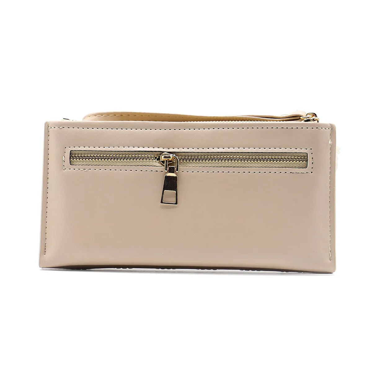 Beige Casual Wallet W00W00026