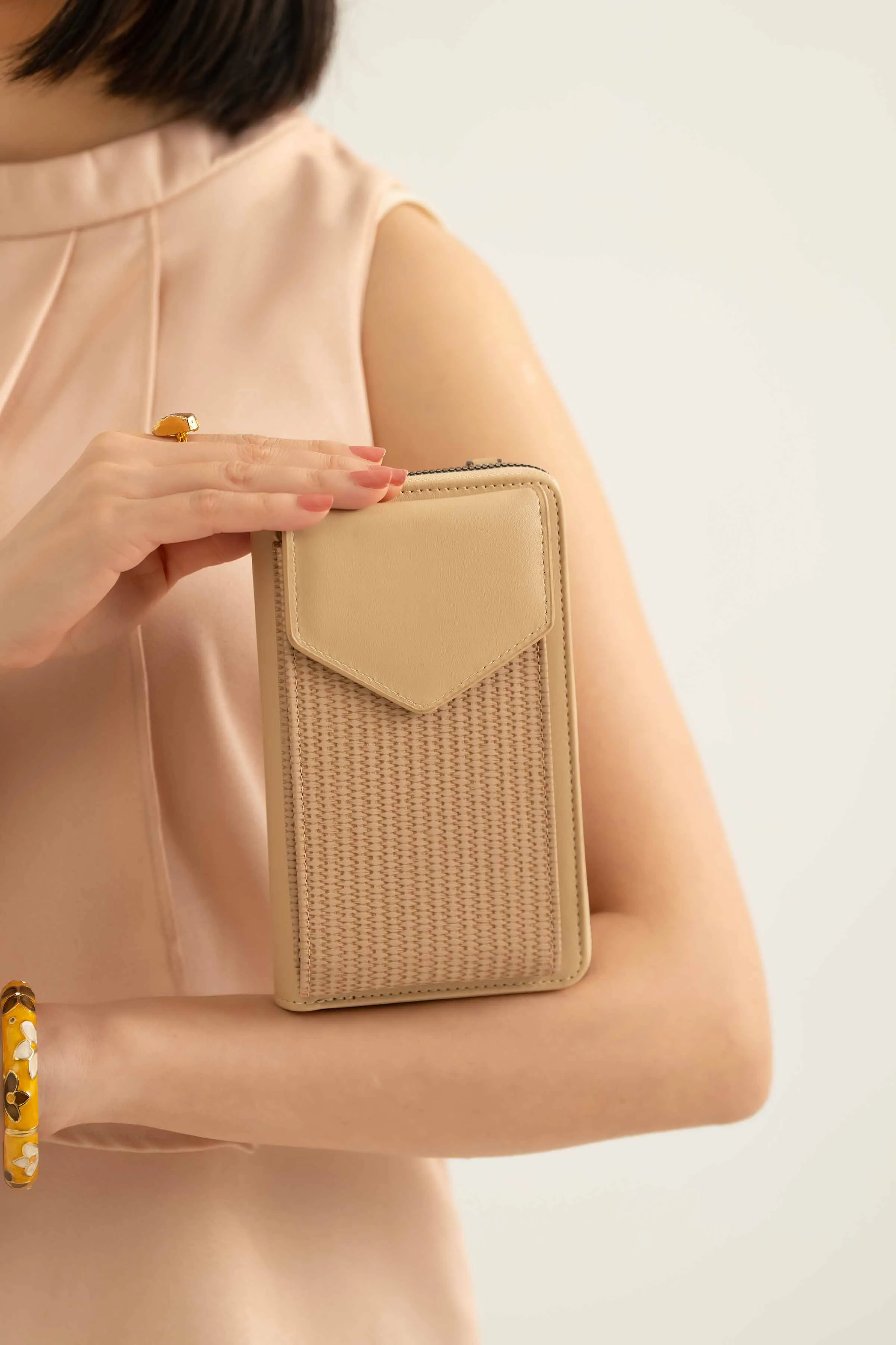 Beige Phone Bag-441342118