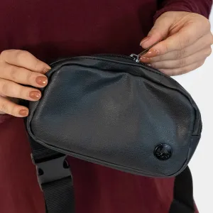 Belt Bag - Black Leather