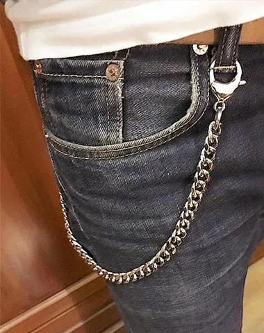 Biker Wallet Chain Stainless Steel Wallet Chain 18'' Pants Chain Jeans Chain Jean Chain For Women