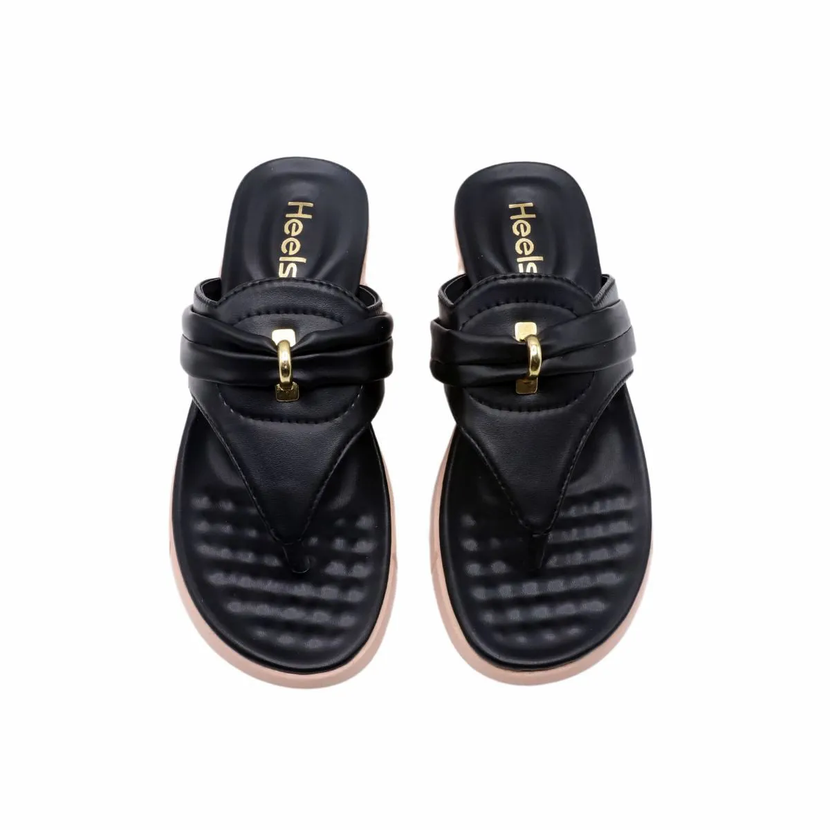 Black Casual Chappal L00700006