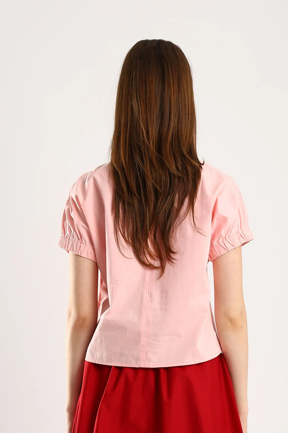 Blossom Embroidered Pink Top