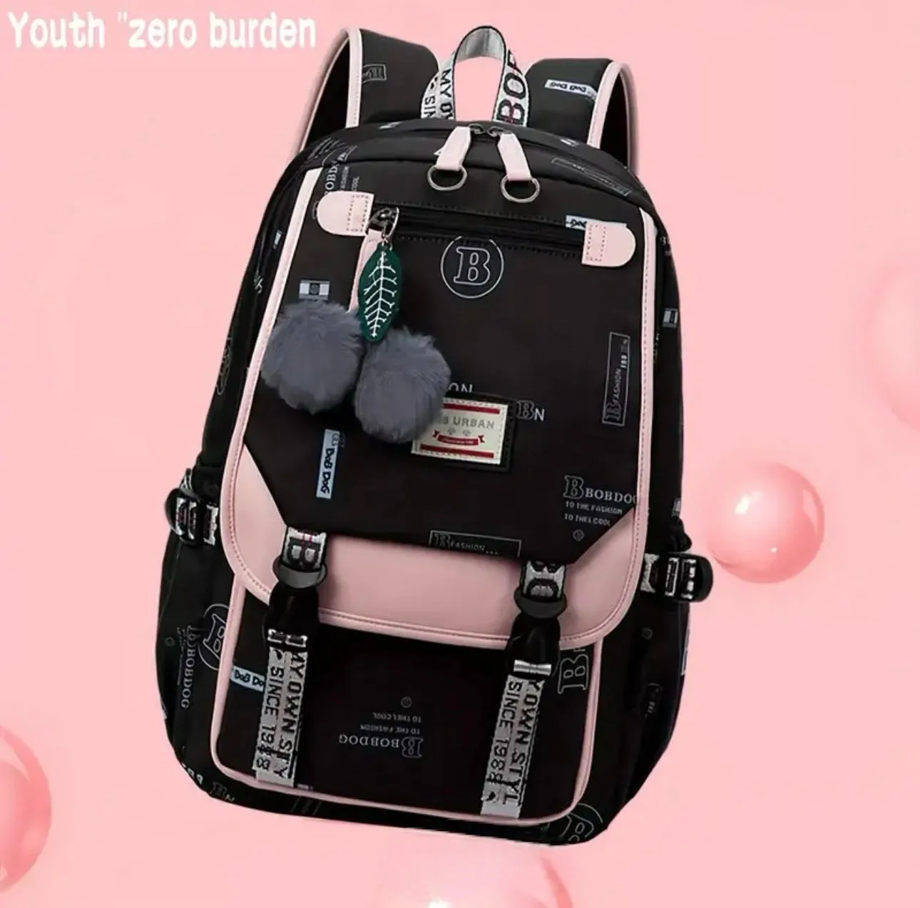 Bob Urban Casual, Lightweight And Large Capacity School Bag