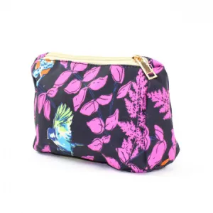 Bright Bird Make Up Bag Purple