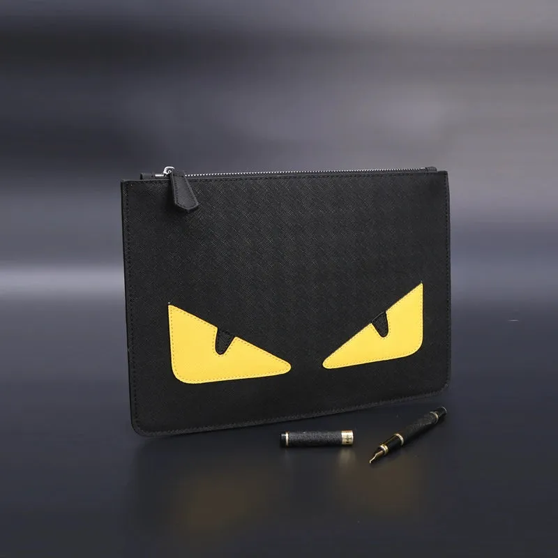 Business Clutch Internet Celebrity Little Monster Men's Fashion Handbag Envelope Package