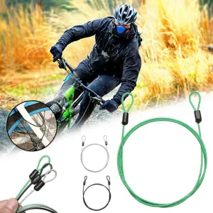 Cable Bicycle Lock Security Anti-theft Strong Braided Steel Cable Wire Rope For Outdoor Bike Lock Motorcycles Scooter Chain