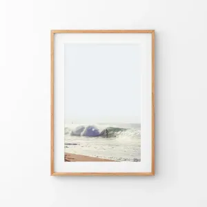 California Surfing. Coastal Waves Wall Art Print