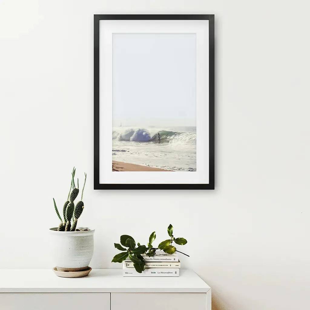 California Surfing. Coastal Waves Wall Art Print