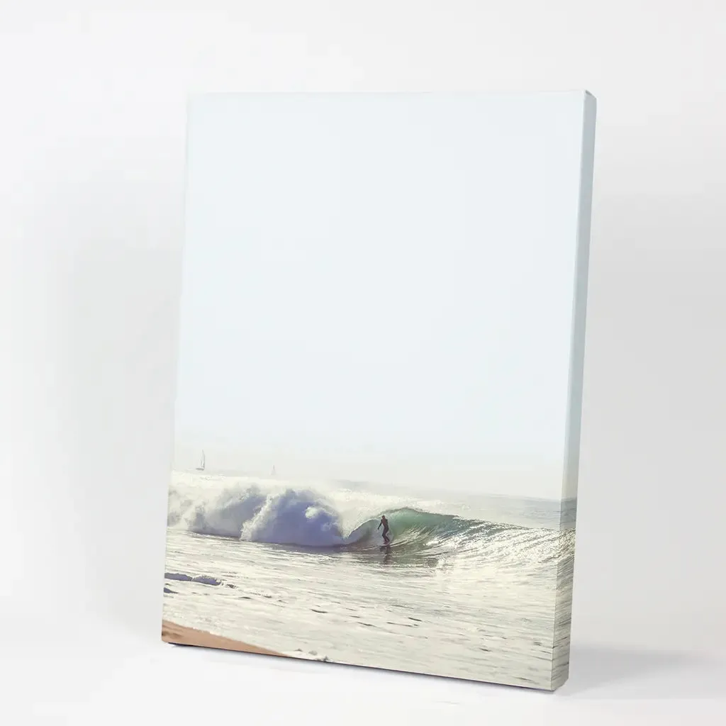 California Surfing. Coastal Waves Wall Art Print