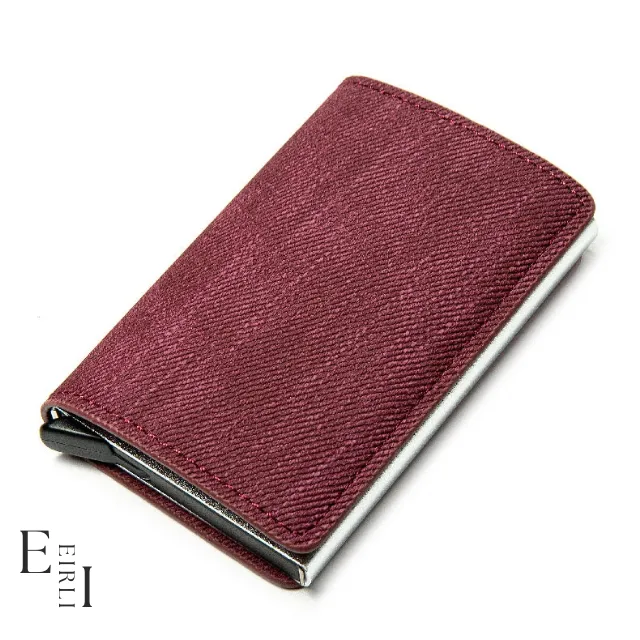 Card Holder & Wallet, Made Of Alloy, Red