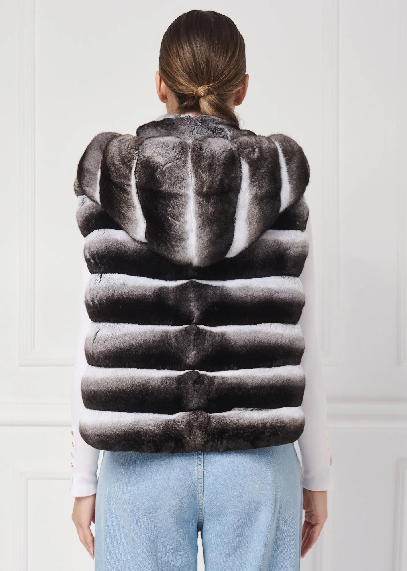 Casual Chinchilla Fur Vest