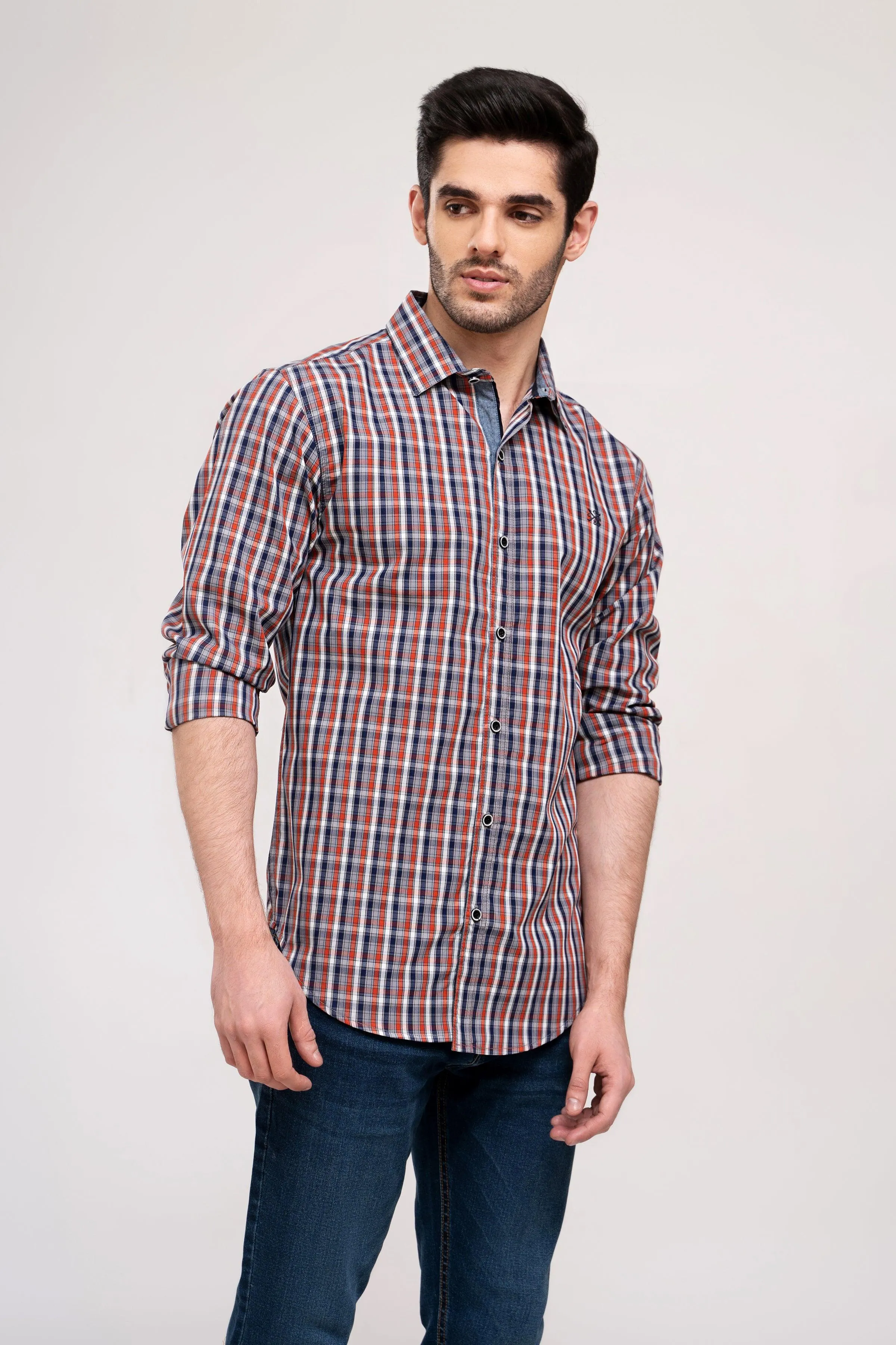 CASUAL SHIRT FULL SLEEVE MULTI