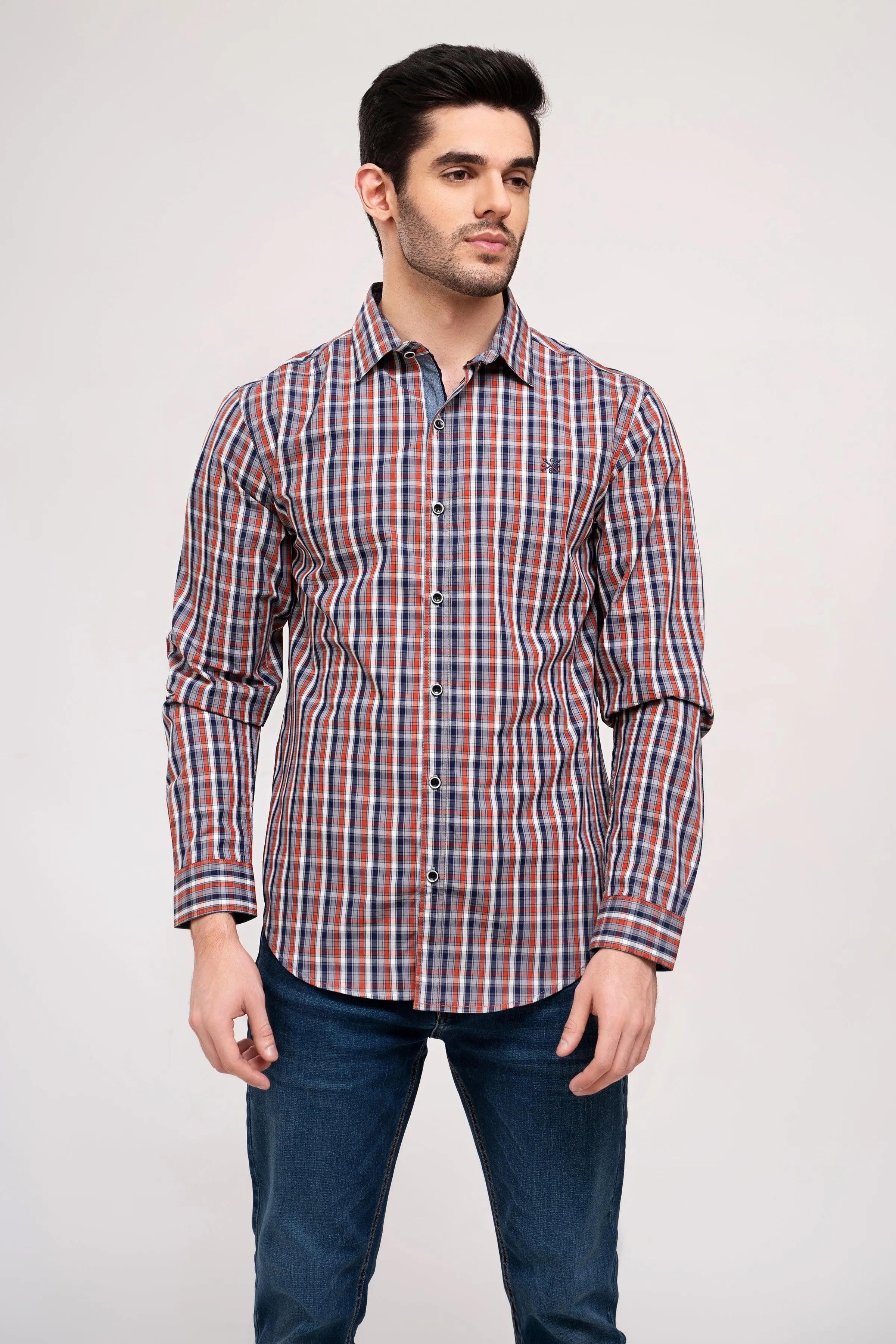 CASUAL SHIRT FULL SLEEVE MULTI