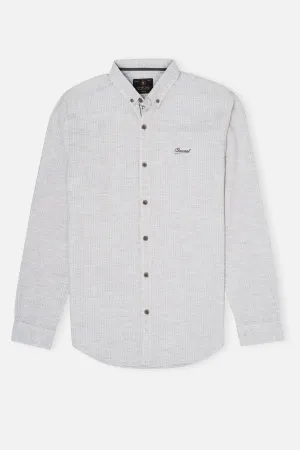 CASUAL SHIRT GREY WHITE LINE