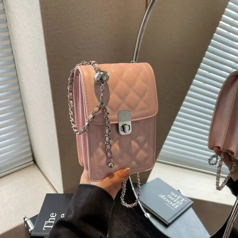 Chain Strap Crossbody Phone Bag