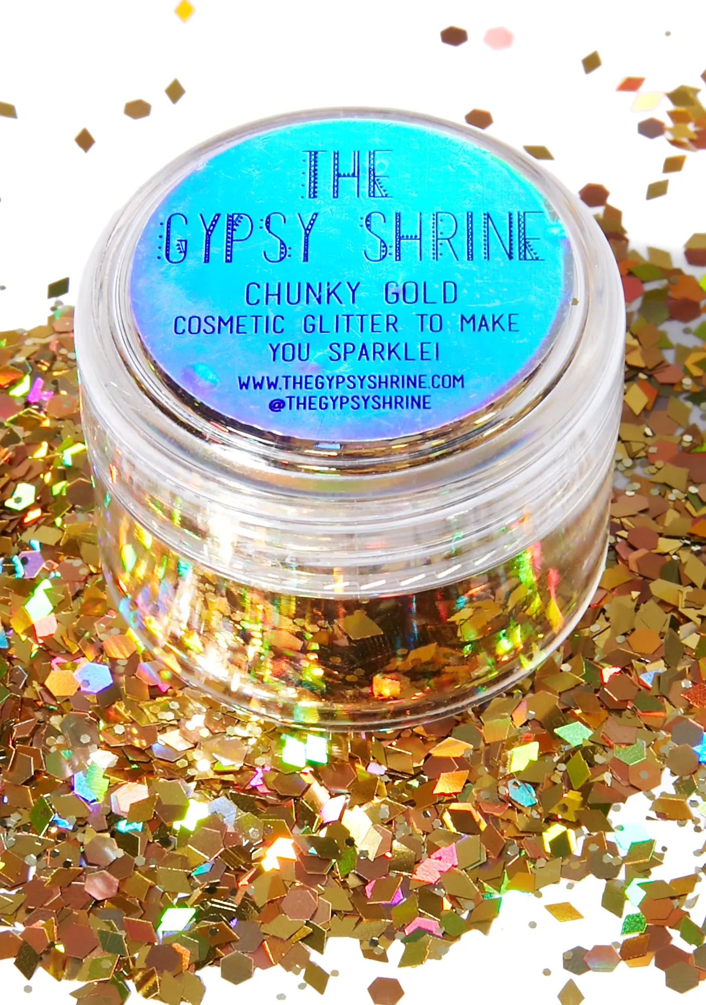 Chunky Gold Mix Face Glitter