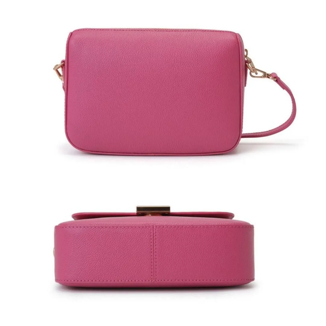 COURONNE Verbena Cross 21 Rosa Bourbon Shoulder Crossbody Bag Shin Minah