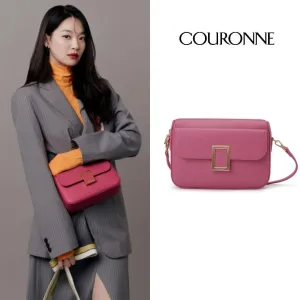 COURONNE Verbena Cross 21 Rosa Bourbon Shoulder Crossbody Bag Shin Minah