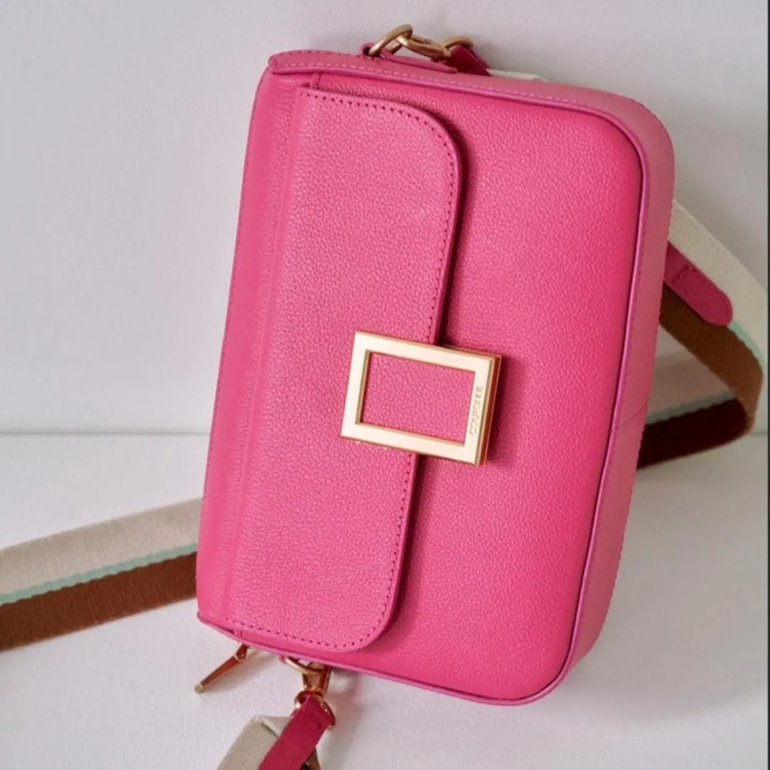 COURONNE Verbena Cross 21 Rosa Bourbon Shoulder Crossbody Bag Shin Minah