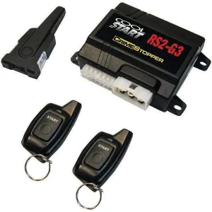 CrimeStopper RS2-G3 Cool Start 2-Way LED Single-Button Remote-Start & Keyless-Entry System