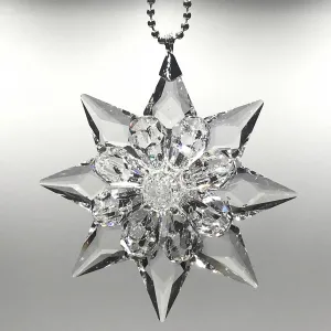 Crystal Ornament Clear Star Prism Colorful Magnificent Crystals 3-inch