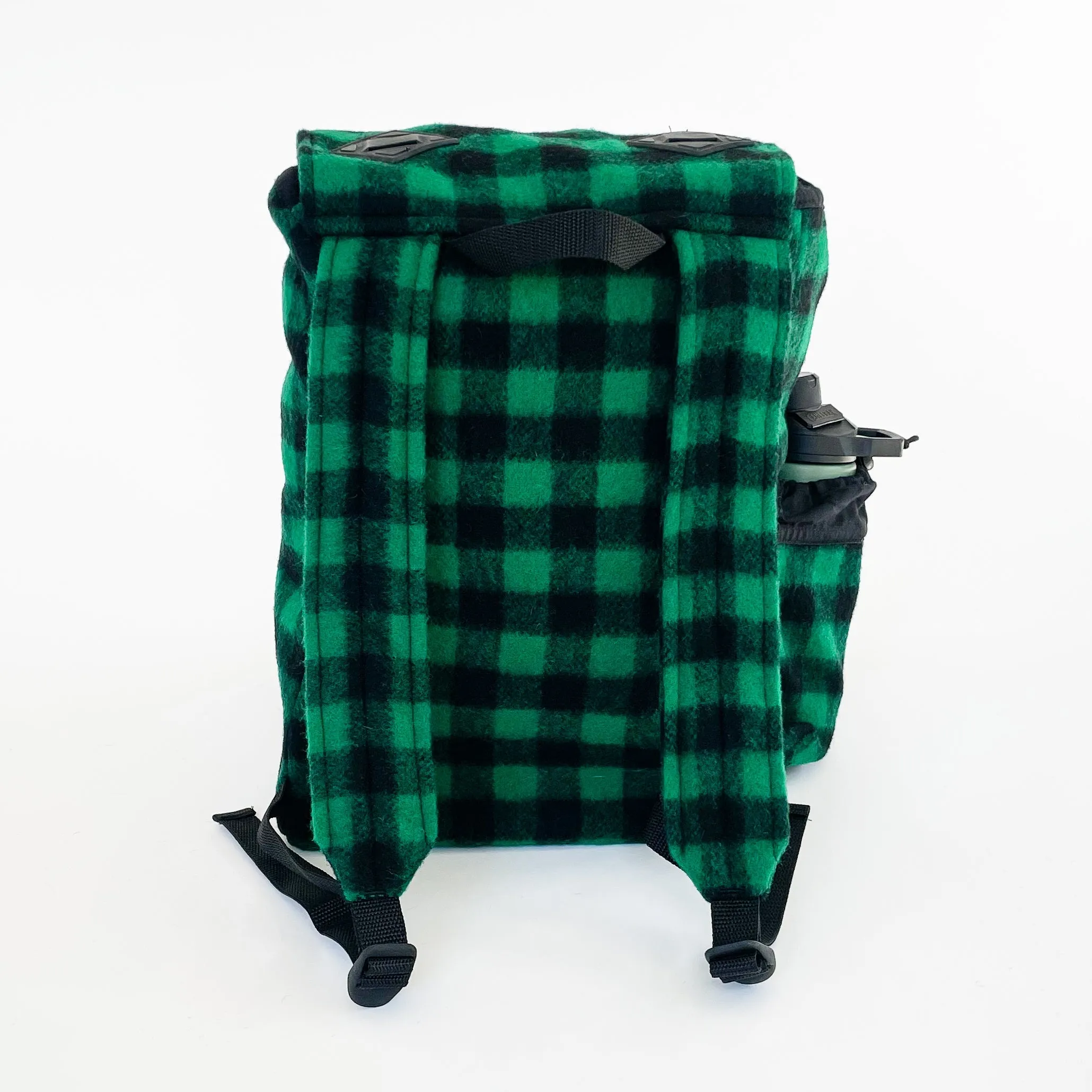 Day Pack - Green Black Buffalo