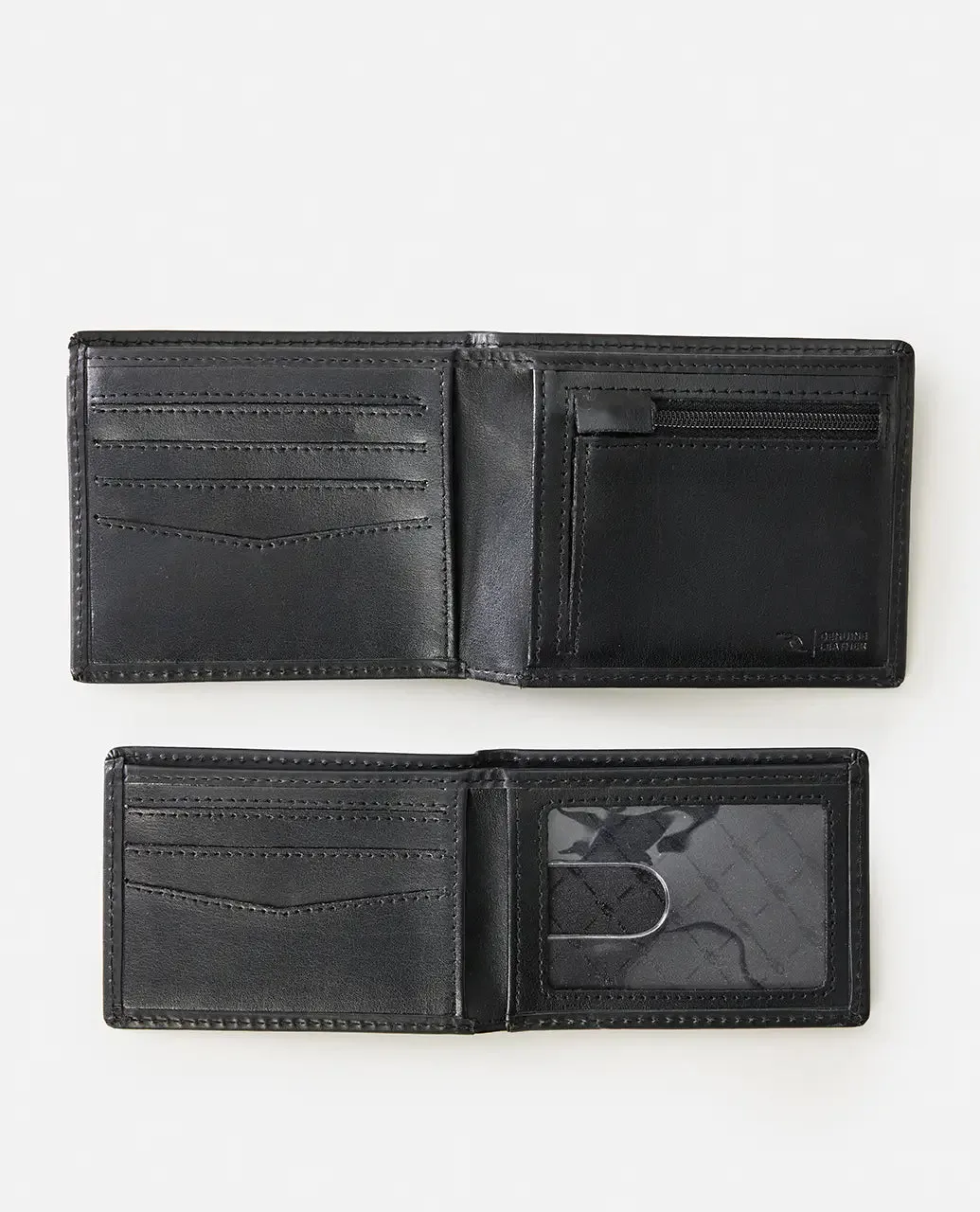 Diamond RFID 2 in 1 Wallet in Black