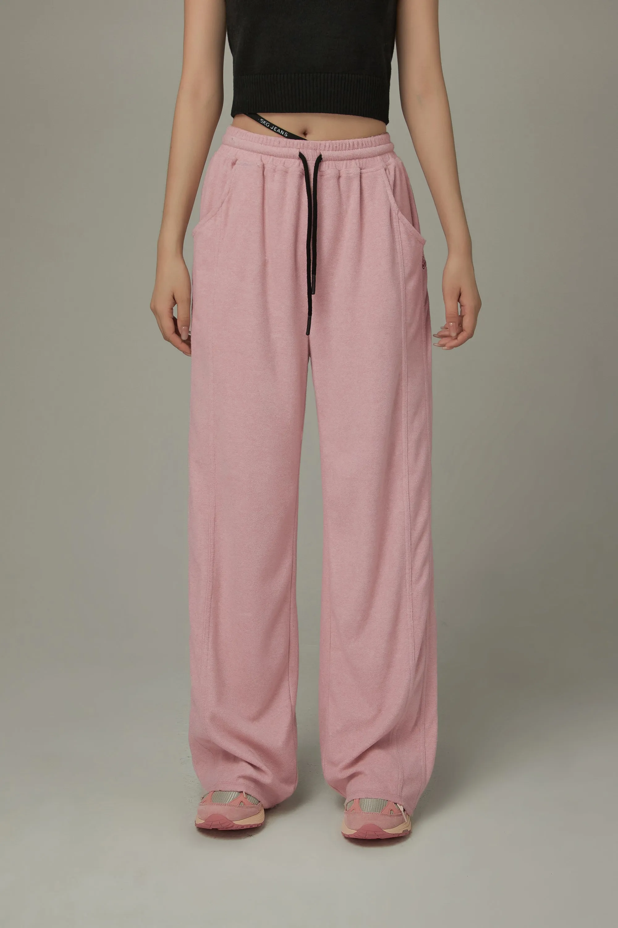 Elastic Casual Wide Pants