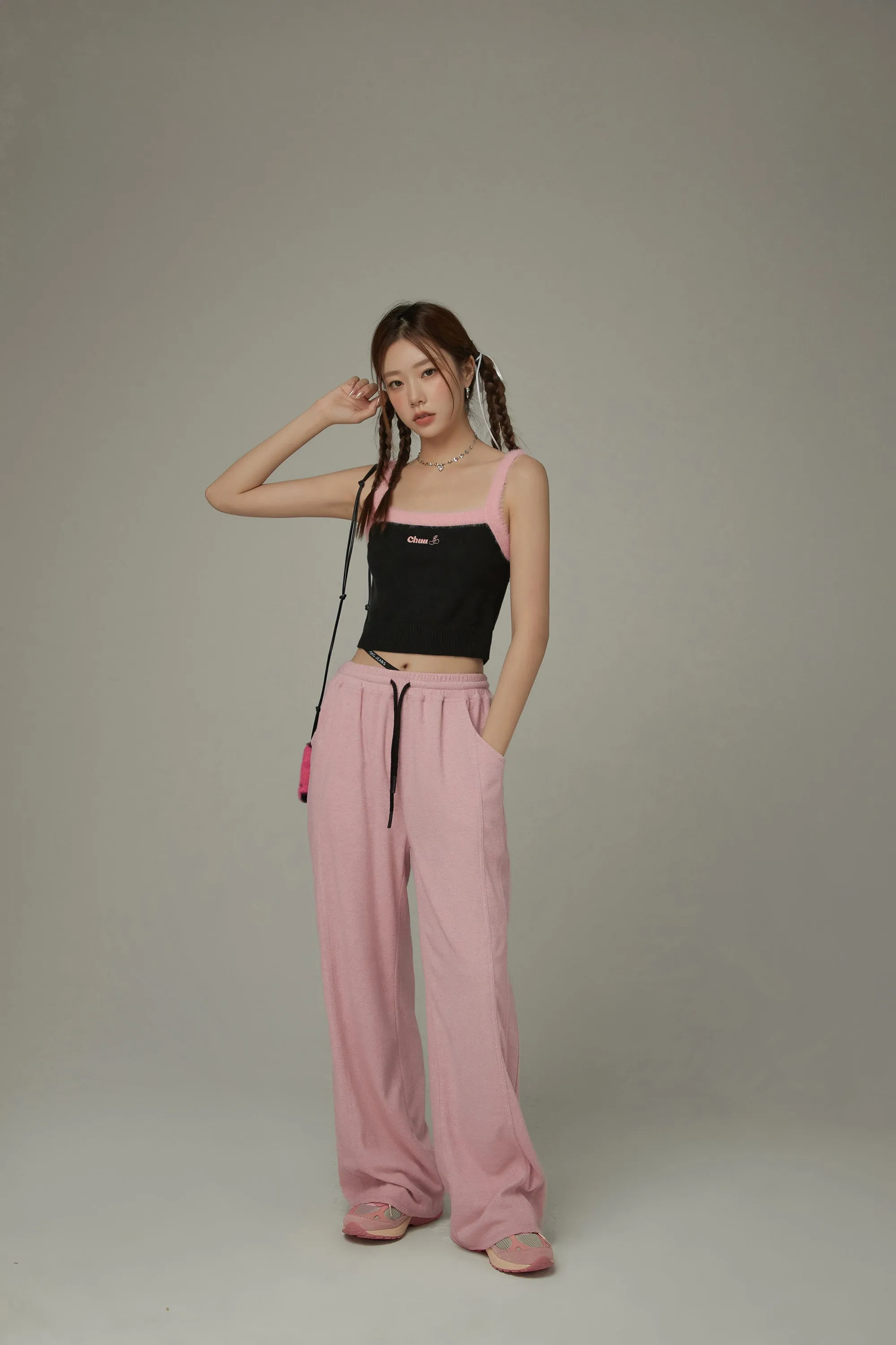 Elastic Casual Wide Pants