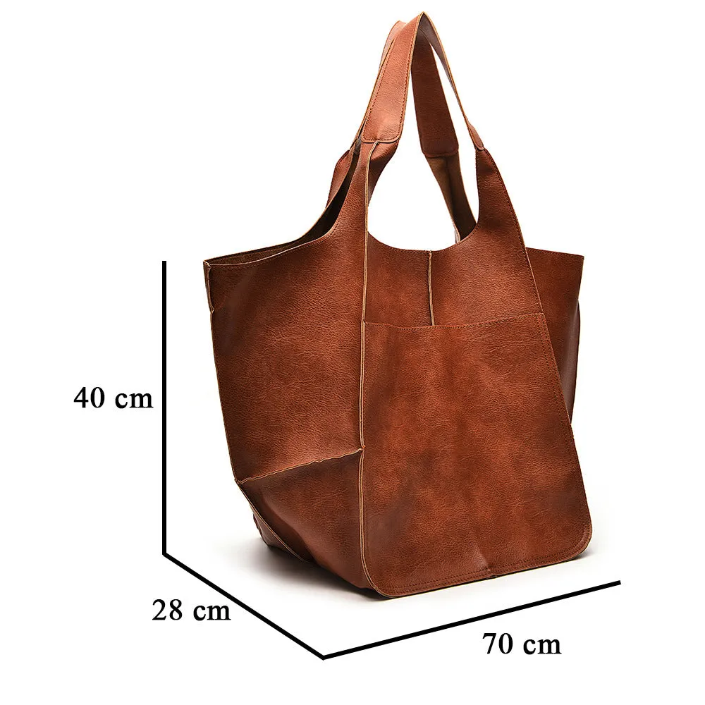 elveswallet Retro Large Capacity One Shoulder Tote Bag