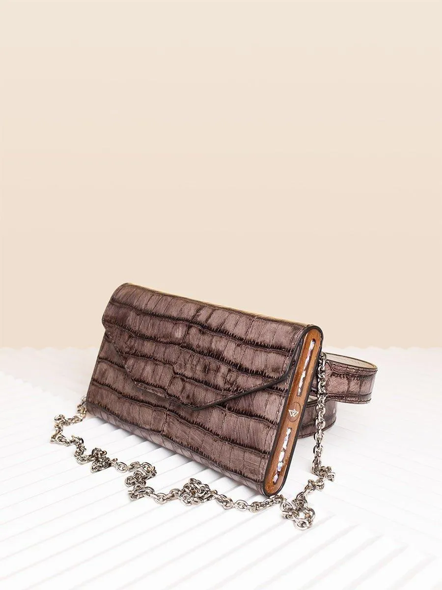 ESSENCE PHONE BAG BROWN