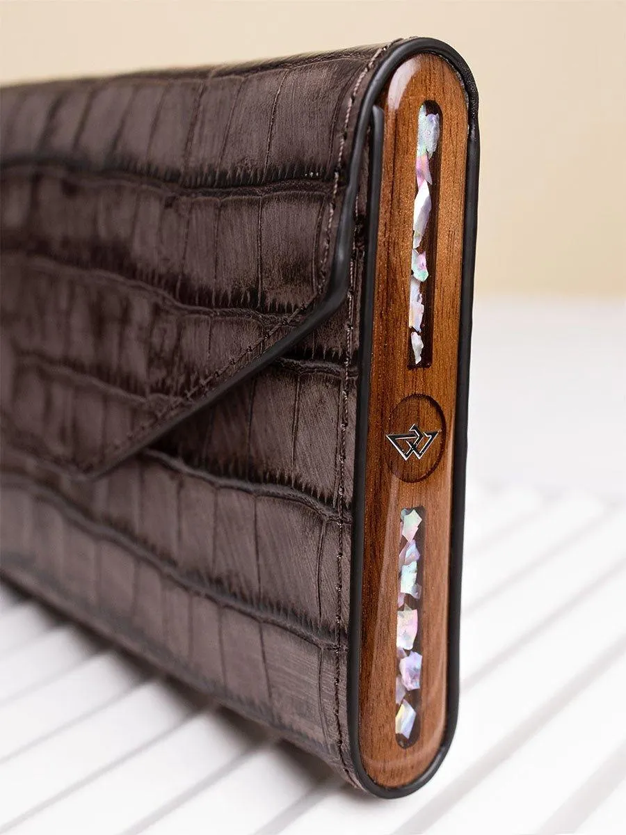 ESSENCE PHONE BAG BROWN