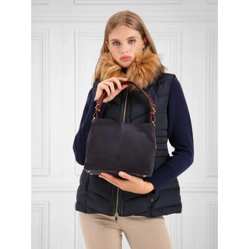 Fairfax & Favor Mini Tetbury Ladies Shoulder Bag - Navy