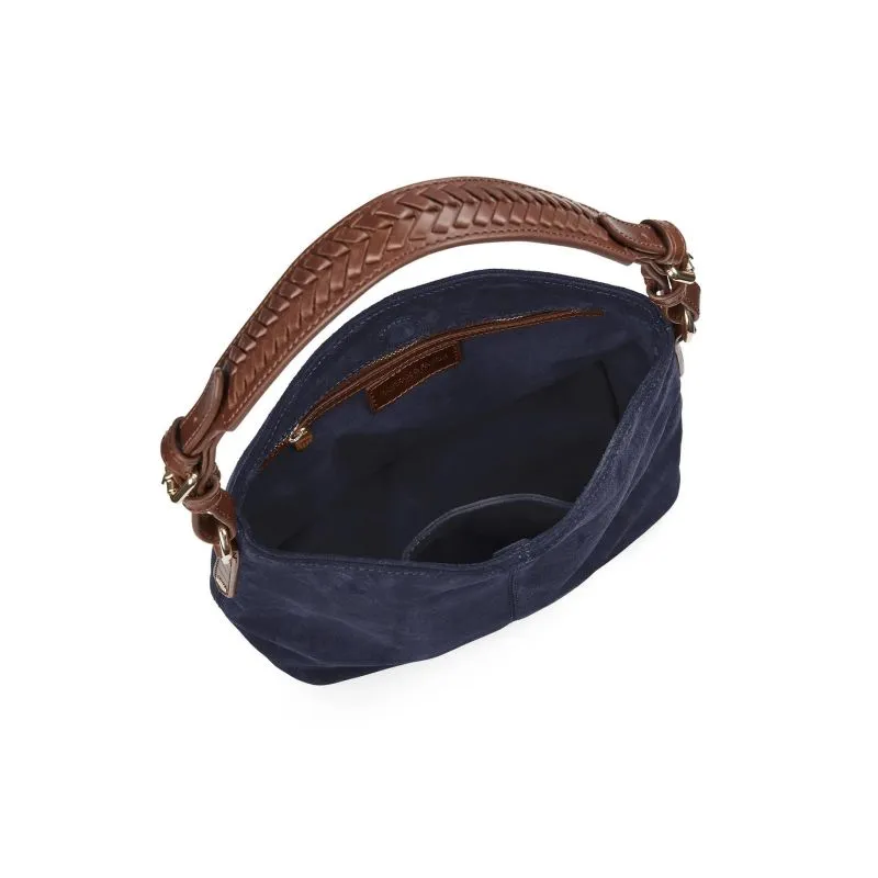 Fairfax & Favor Mini Tetbury Ladies Shoulder Bag - Navy