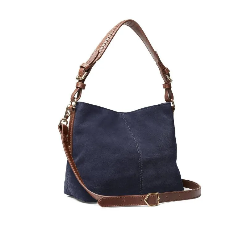 Fairfax & Favor Mini Tetbury Ladies Shoulder Bag - Navy